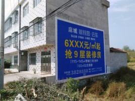 沐川墙体广告质量分析