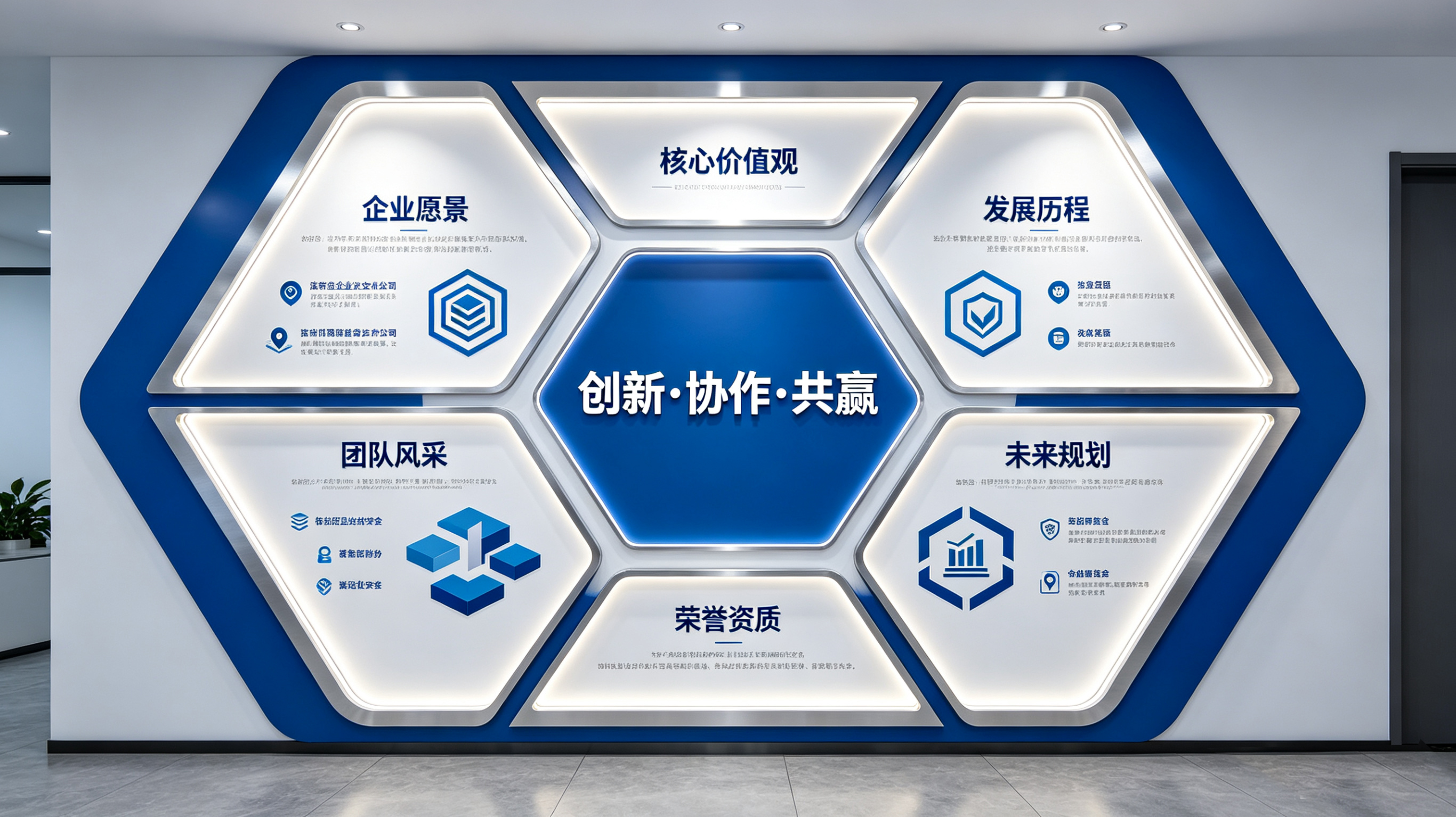 沐川企业文化墙六边形避坑指南（新手常犯5个错误）